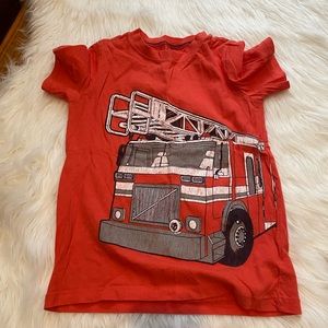 Carter’s fire truck tee